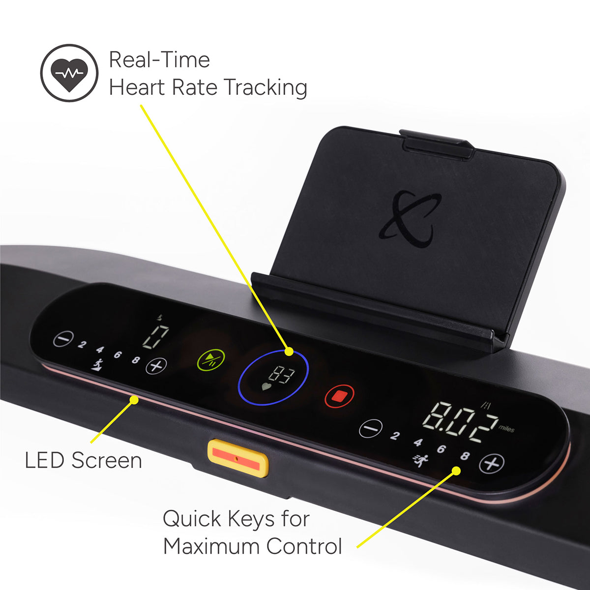 Centr Runr Folding Treadmill