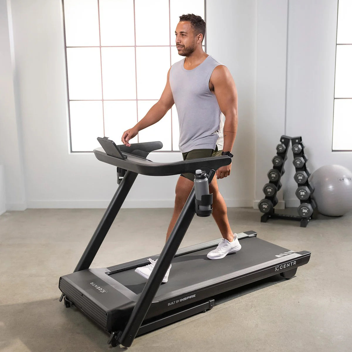 Centr Runr Folding Treadmill