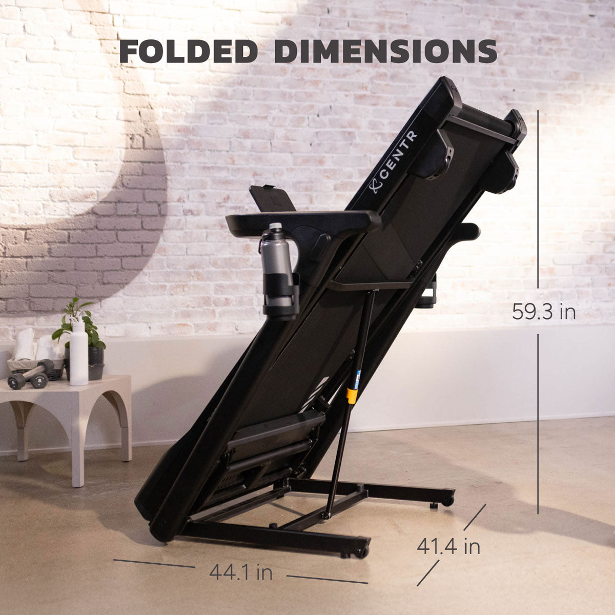 Centr Runr Folding Treadmill