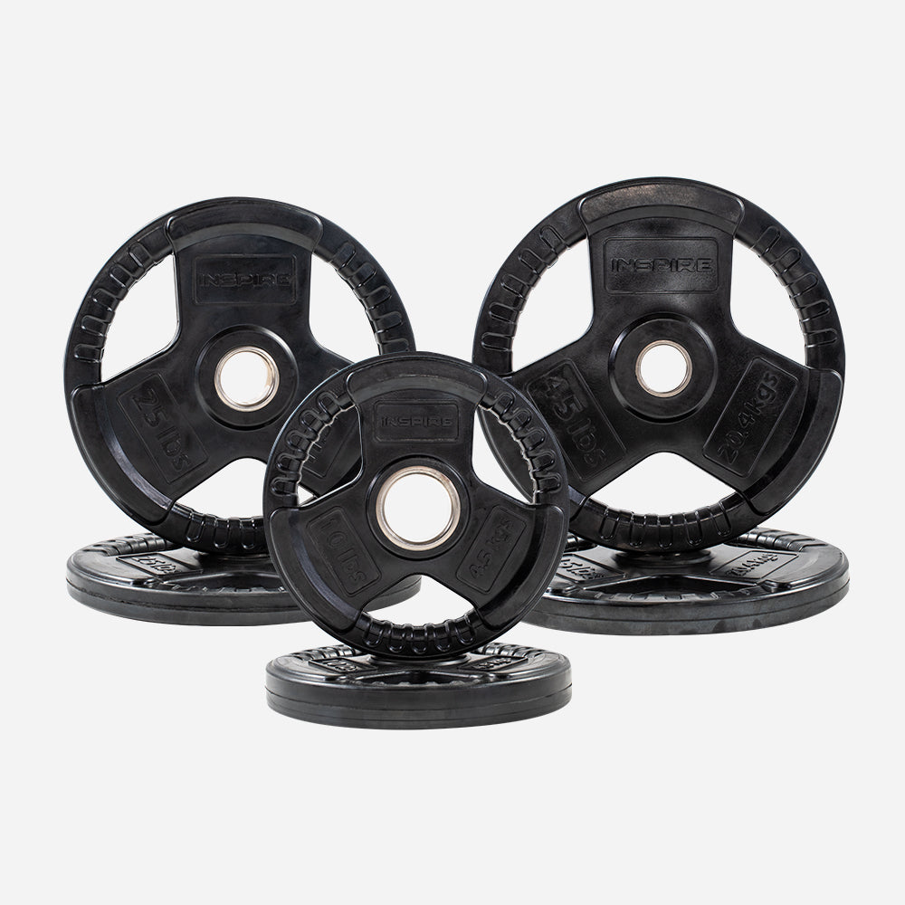 160 LB (10lbs - 45lbs) Rubber Olympic Weight Plate Add-On