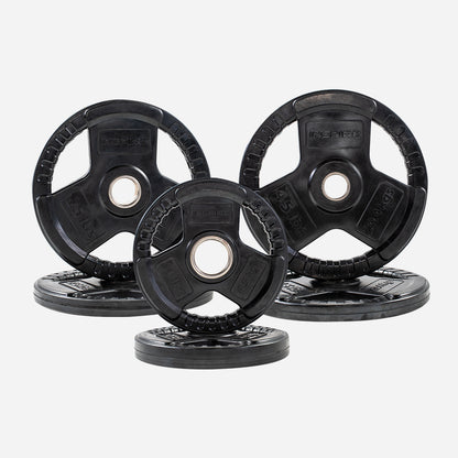 160 LB (10lbs - 45lbs) Rubber Olympic Weight Plate Add-On