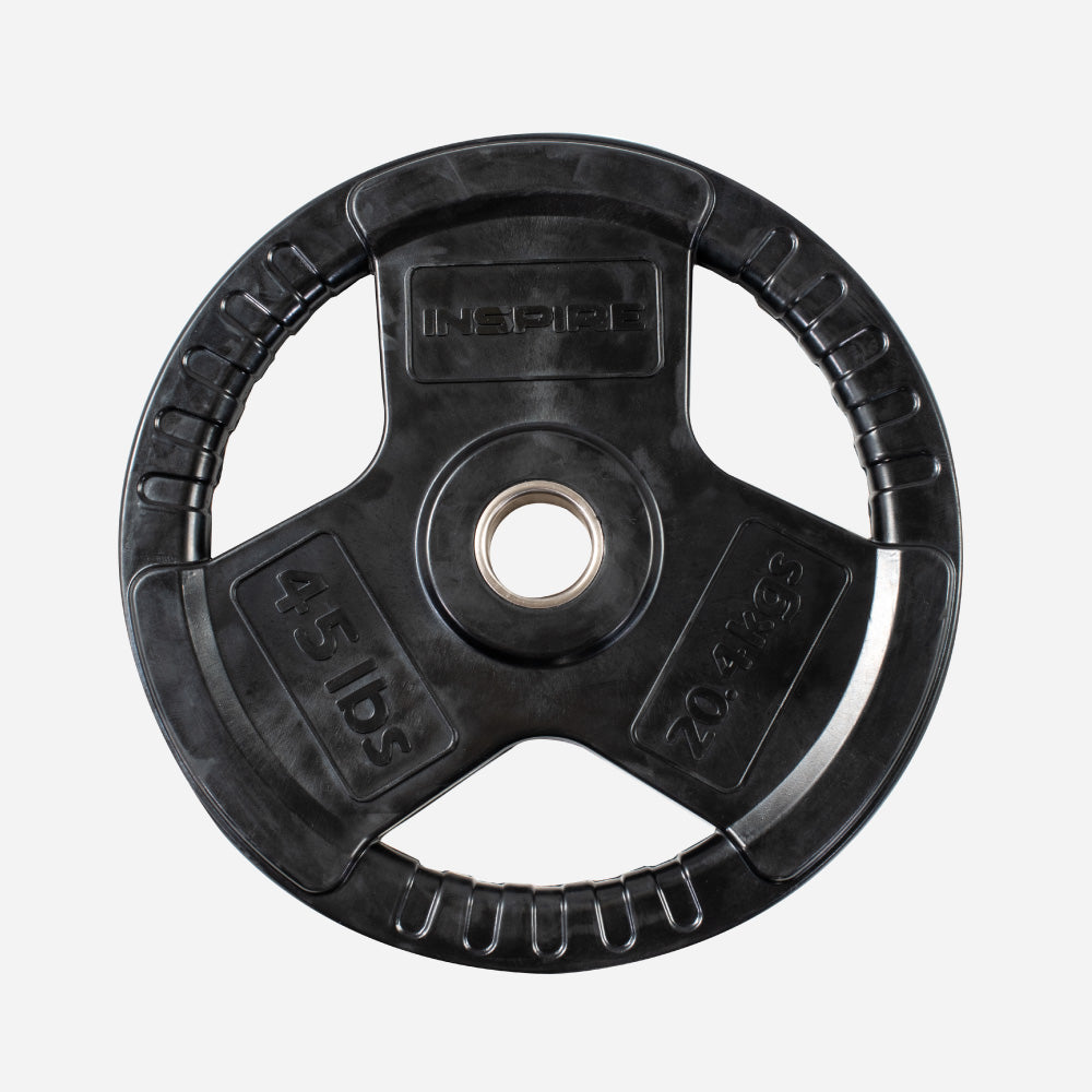 160 LB (10lbs - 45lbs) Rubber Olympic Weight Plate Add-On